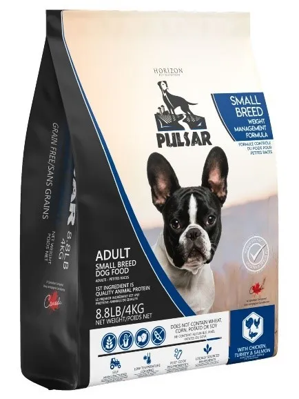 8.8lb Horizon Pulsar Grain Free Small Breed Weight Management - Health/First Aid